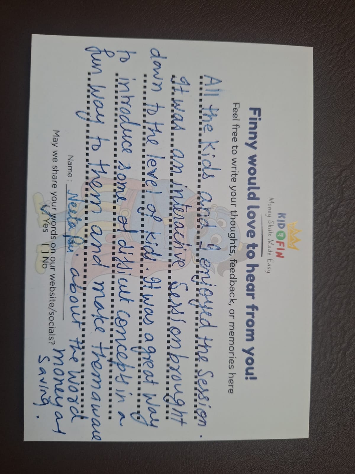 Neetu Puri - Testimonial