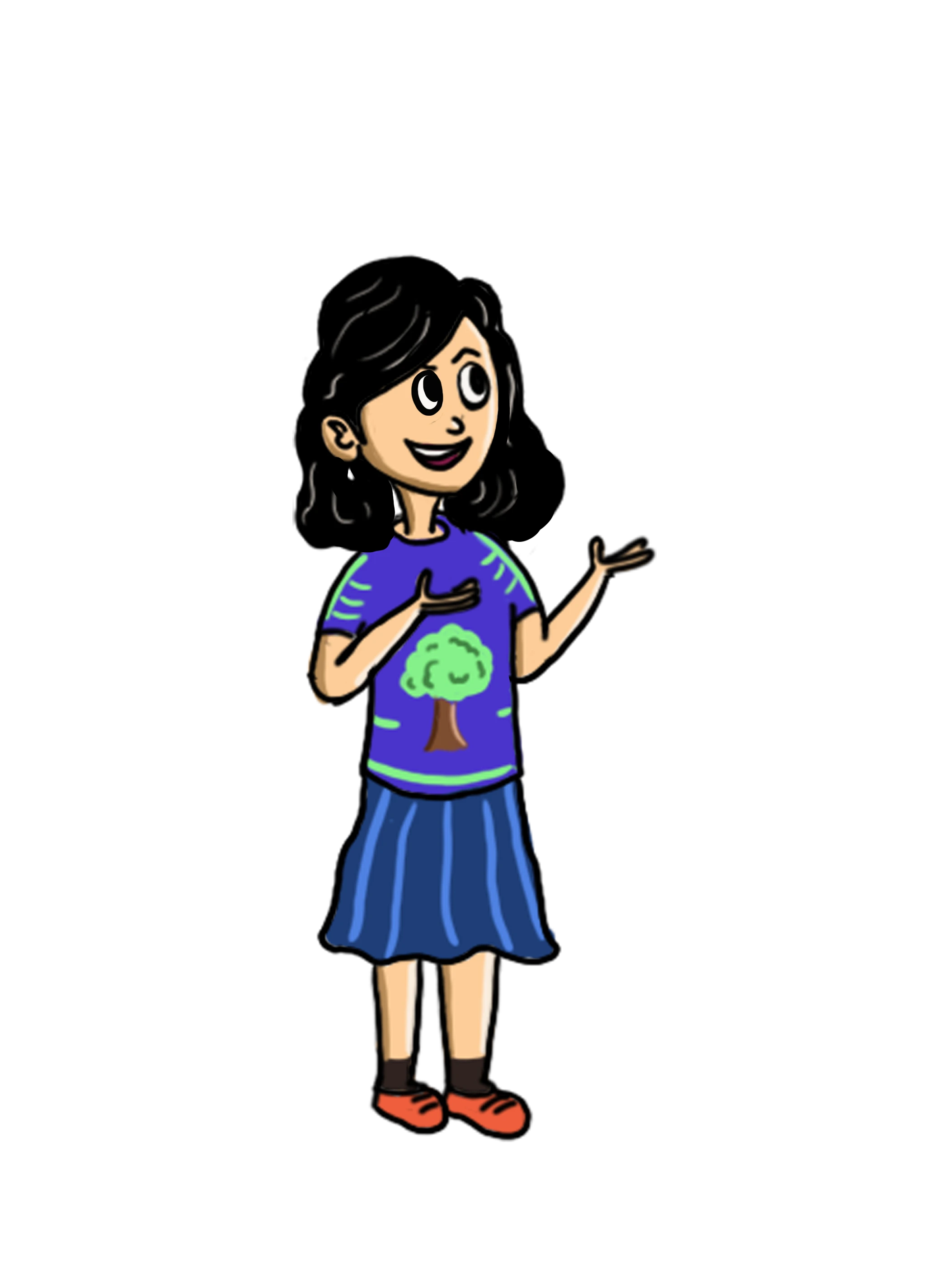 Ayana character who promotes emotional literacy for kids